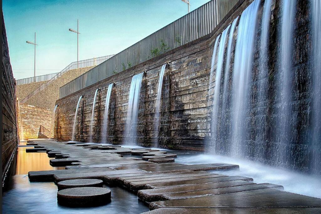 Sonnige Etagen-Wohnung, Alleinige Nutzung, Wasserbett Neunkirchen  Exteriér fotografie